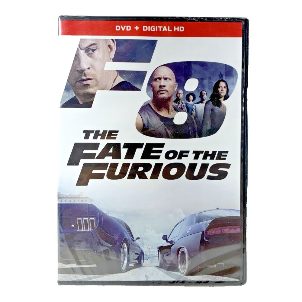 The Fate of the Furious Universal Studios 2017 DVD New Factory Sealed